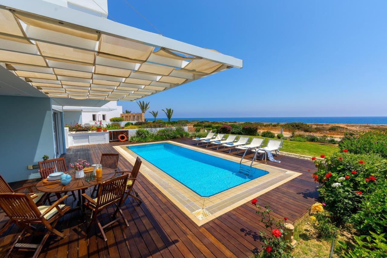 Protaras Beachfront Villa Alia Bagian luar foto
