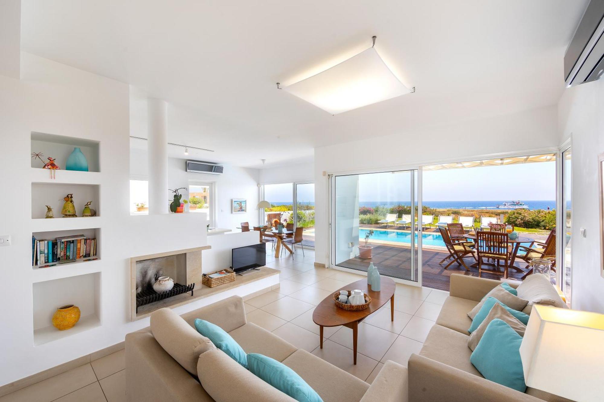 Protaras Beachfront Villa Alia Bagian luar foto