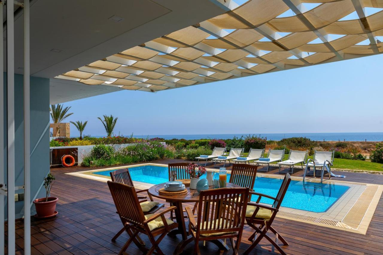 Protaras Beachfront Villa Alia Bagian luar foto
